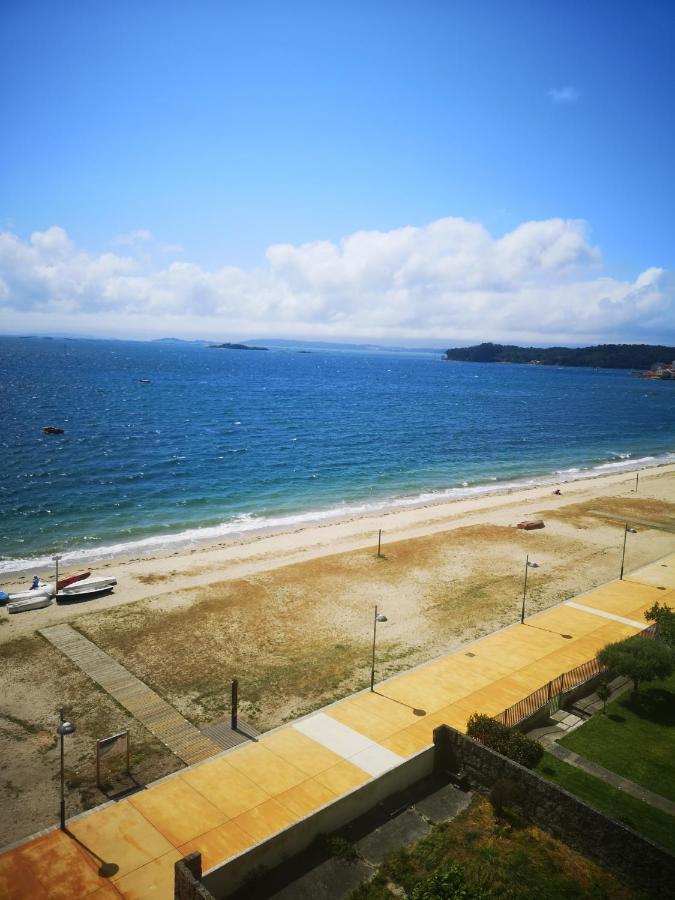 Precioso Apartamento En Primera Linea De Playa Pontevedra Kültér fotó